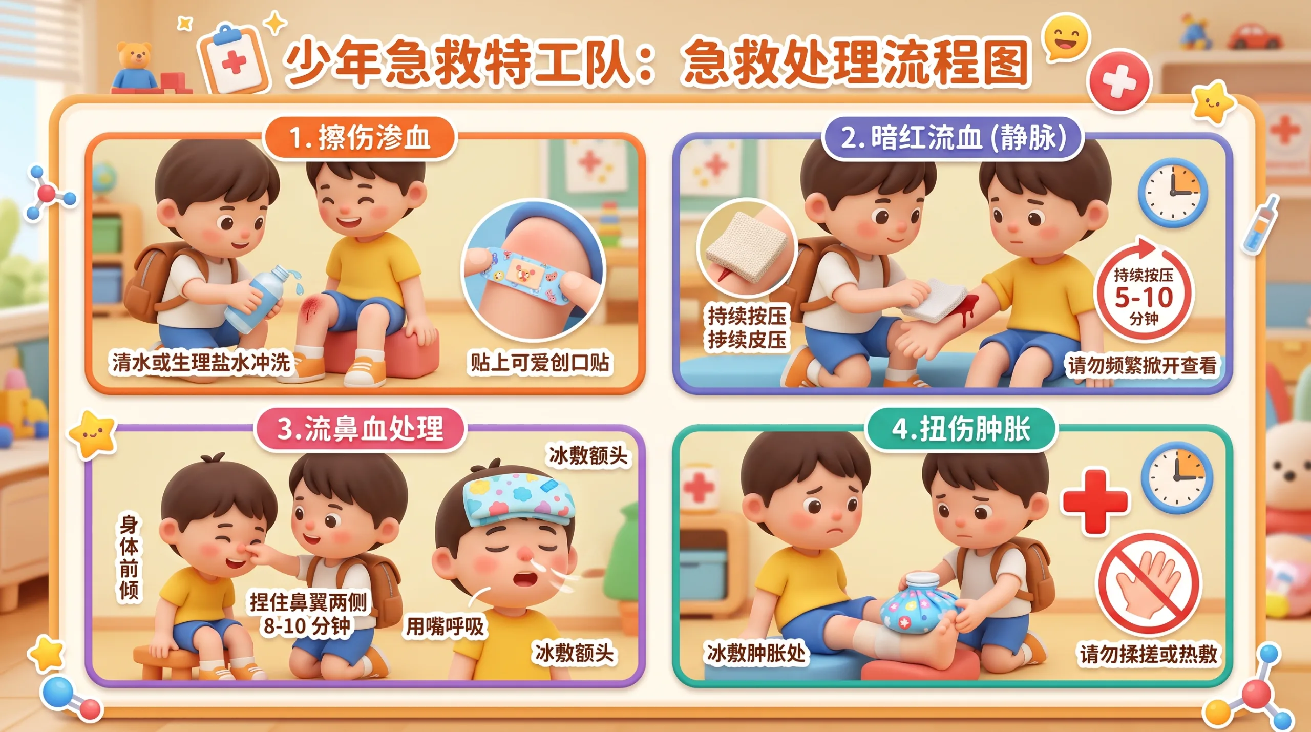 急救处理流程图